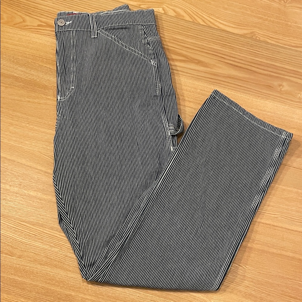 Dickies Blue and White Striped Women's Pants